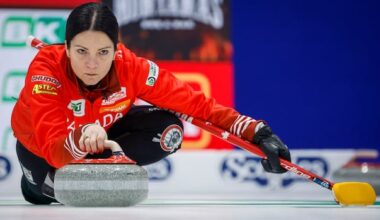 Canada's Einarson wins 4th straight at women's curling world championships in Calgary