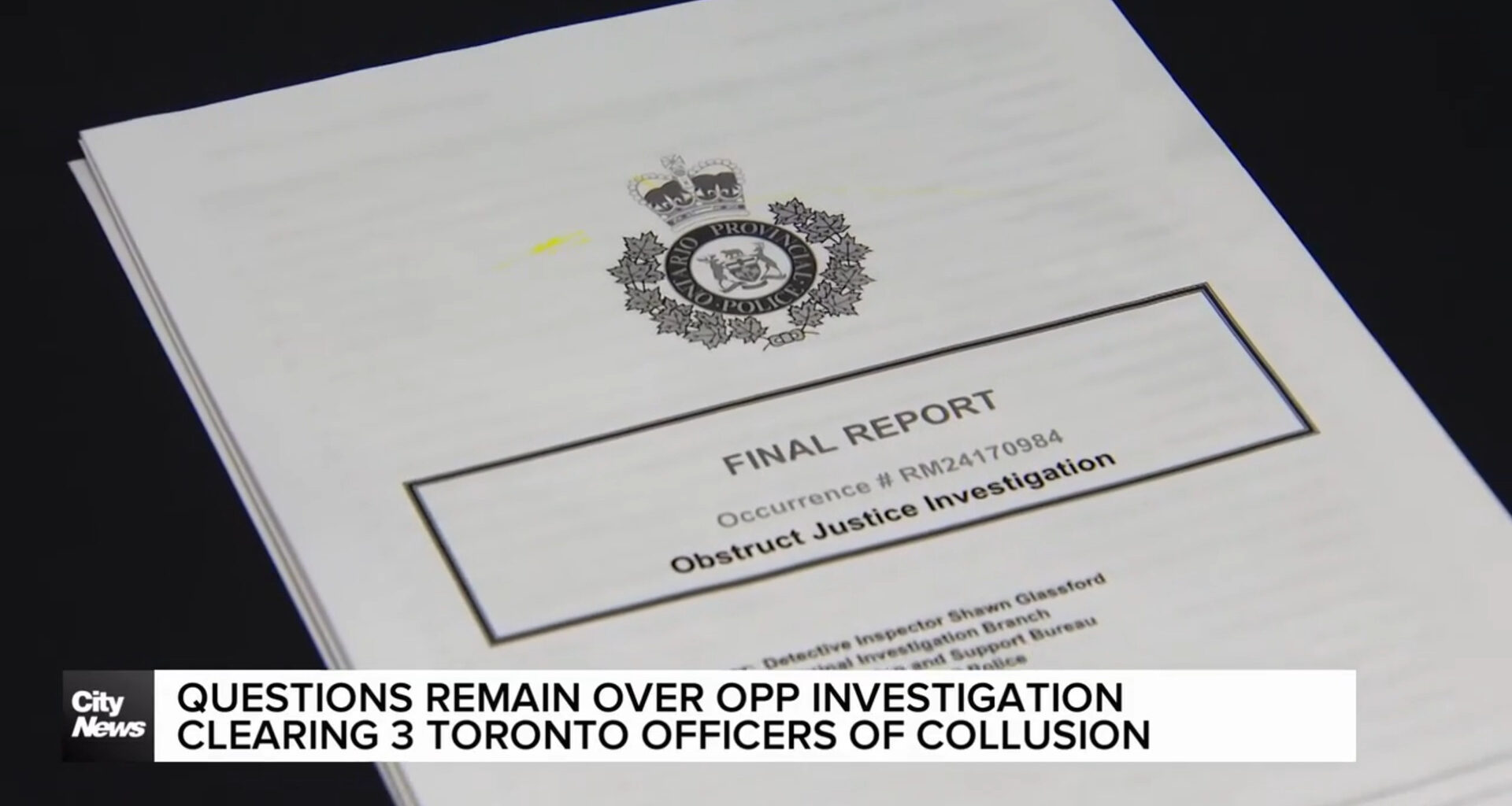 Reaction continues after OPP probe clear three Toronto officers of collusion