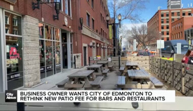 Business owner wants city of Edmonton to rethink new patio fee for bars and restaurants