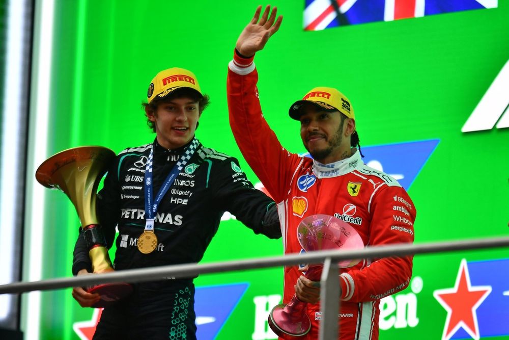 Lewis Hamilton, Ferrari, Andrea Kimi Antonelli, Mercedes