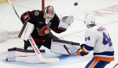 Tkachuk scores winner with 11.1 seconds left to play as Senators edge Islanders 3-2