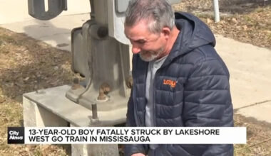 Family mourning after 13-year-old boy fatally struck by Lakeshore West GO train in Mississauga