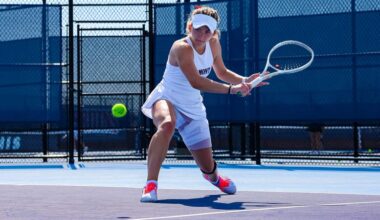 Women's Tennis Falls to New Mexico State in Outdoor Home Opener