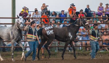 'Fire-breathing dragons': Indian relay team from Sask. starts gearing up for Calgary Stampede