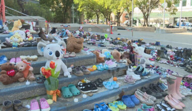 Ceremony moves spirit of Calgary's residential school memorial to permanent home