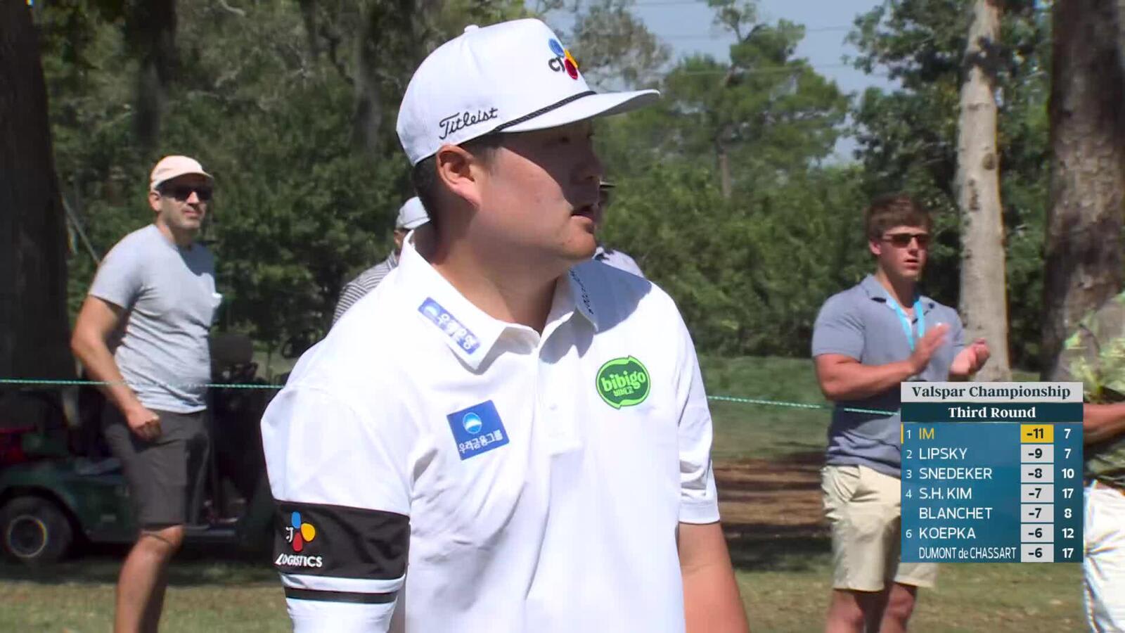 Sungjae Im sinks 20-foot birdie putt on No. 8 at Valspar