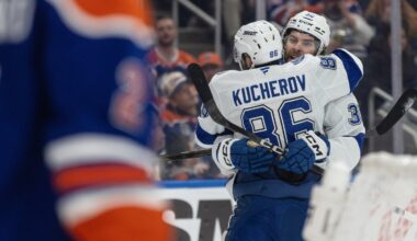 Kucherov continues to impress, leads Lightning and NHL scoring race