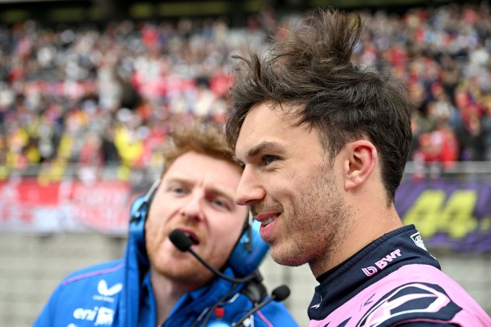 Pierre Gasly with Josh Peckett