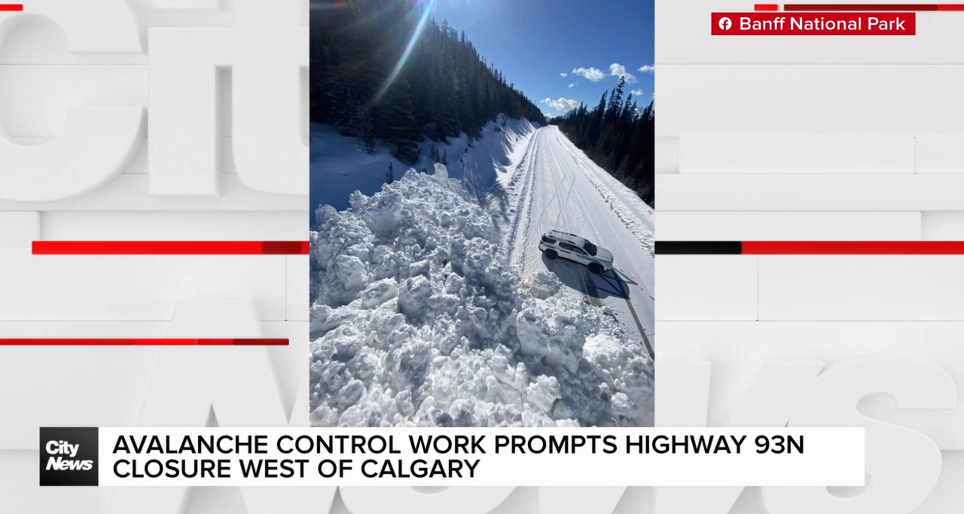 Avalanche control prompts Highway 93N closure west of Calgary