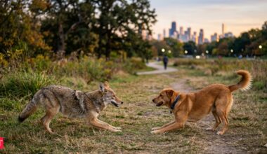 ​What Happens When Wild Coyotes Start Playing With Domestic Dogs?