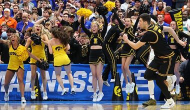 Iowa knocks out No. 1 seed, defending champion Florida in 2nd round of men's March Madness