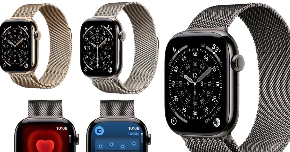 Amazon all-time lows hit Apple Watch Series 11 Titanium models at $150 off (Slate, Natural, and Gold)