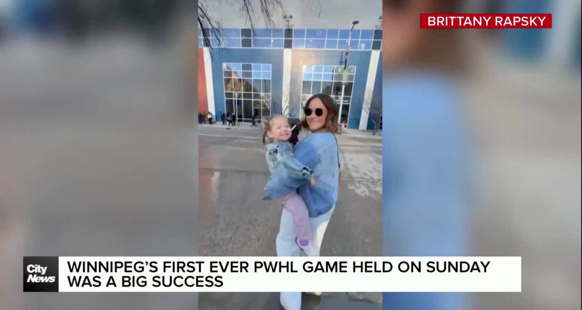 PWHL's first game in Winnipeg draws big crowds
