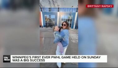 PWHL's first game in Winnipeg draws big crowds