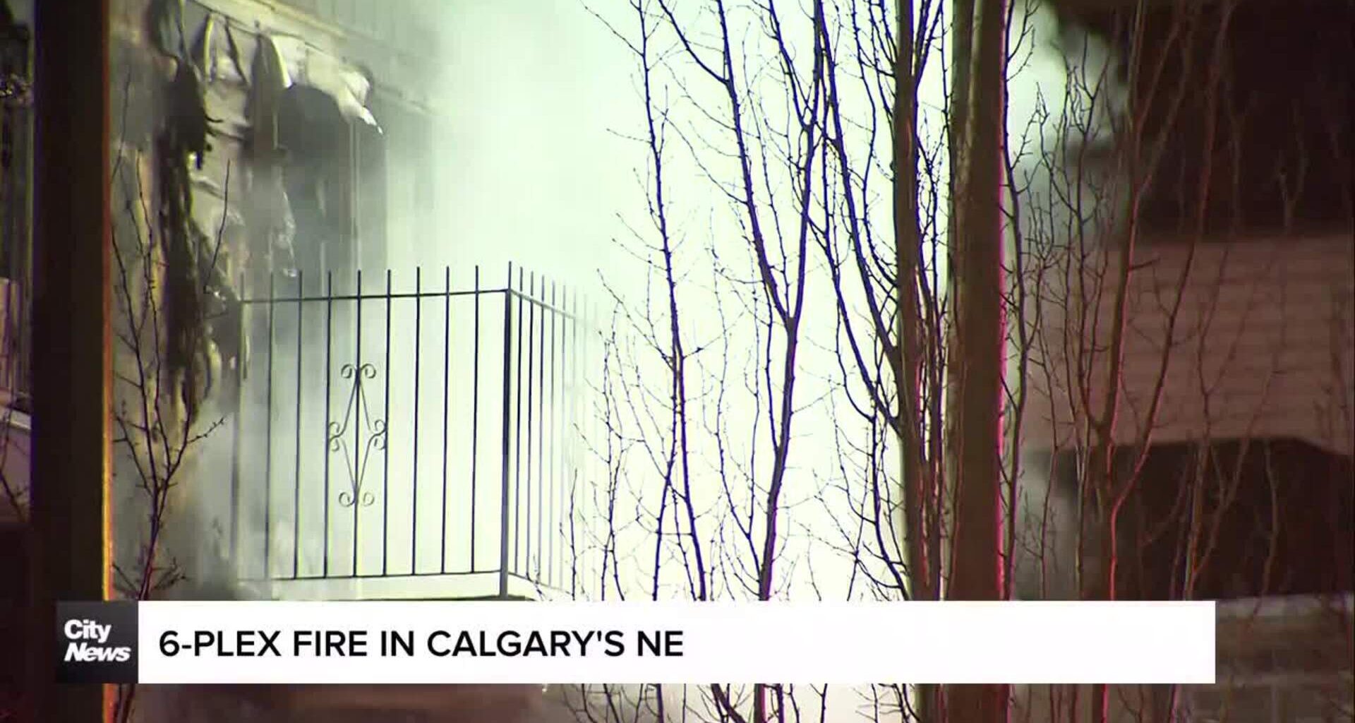 Several people displaced after NE Calgary fire