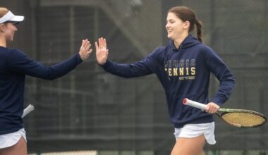 Women’s Tennis Gets Set for Big Matches with Delaware and Boston U.