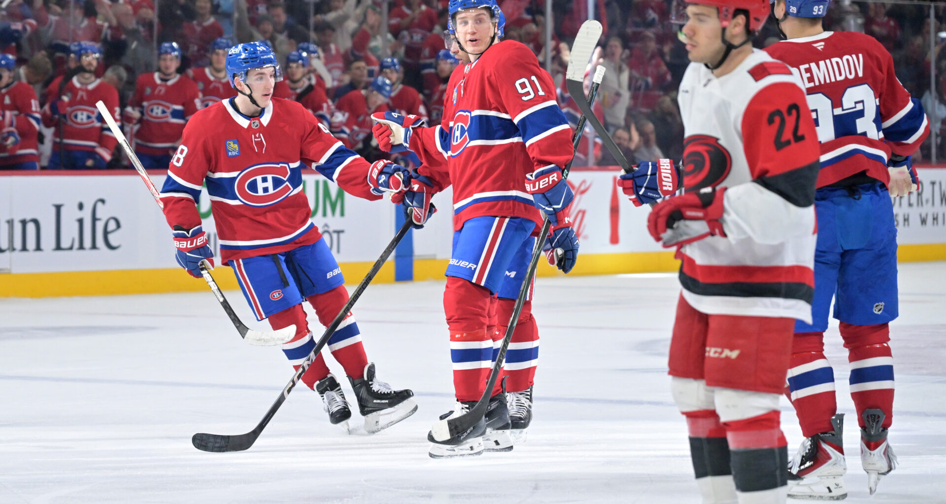 Montreal wins season series with Carolina