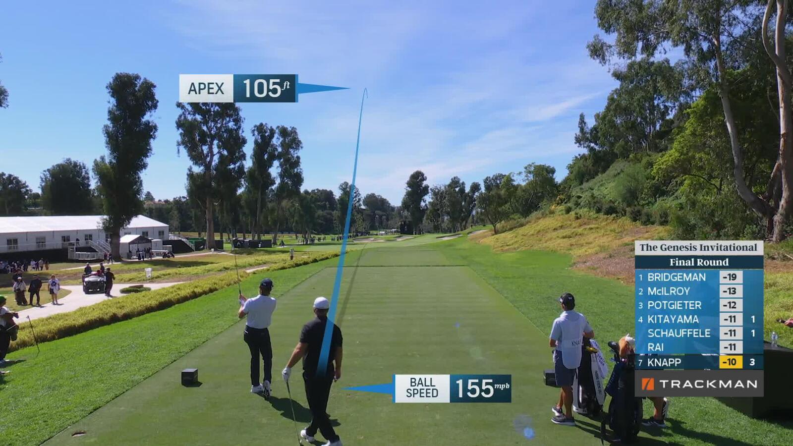 Jake Knapp hits 244-yard tee shot to 5 feet, makes birdie on No. 4 at The Genesis