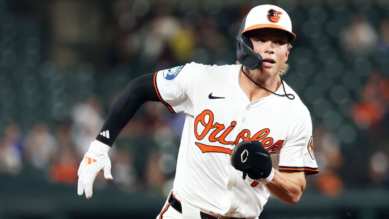 Orioles say Jackson Holliday will start rehab stint Friday