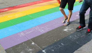 Alberta town passes bylaw to ban decorative flags, crosswalks from government land