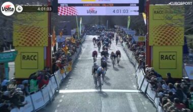 Ethan Vernon wins stripped-back Catalonia stage as Evenepoel comes through day safely