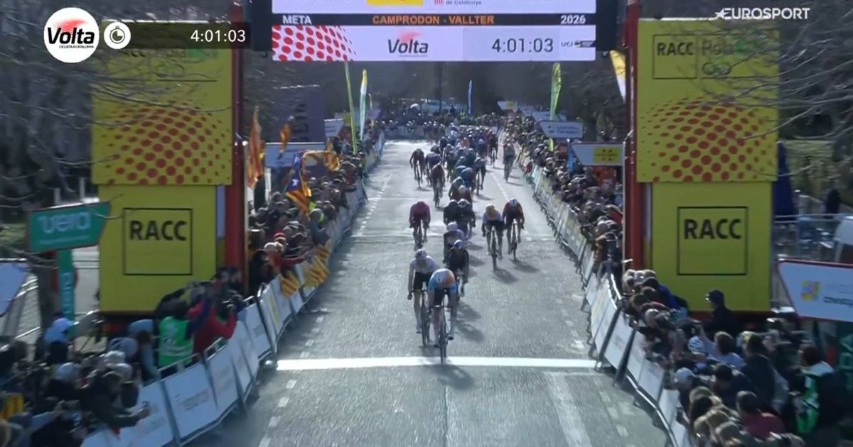 Ethan Vernon wins stripped-back Catalonia stage as Evenepoel comes through day safely