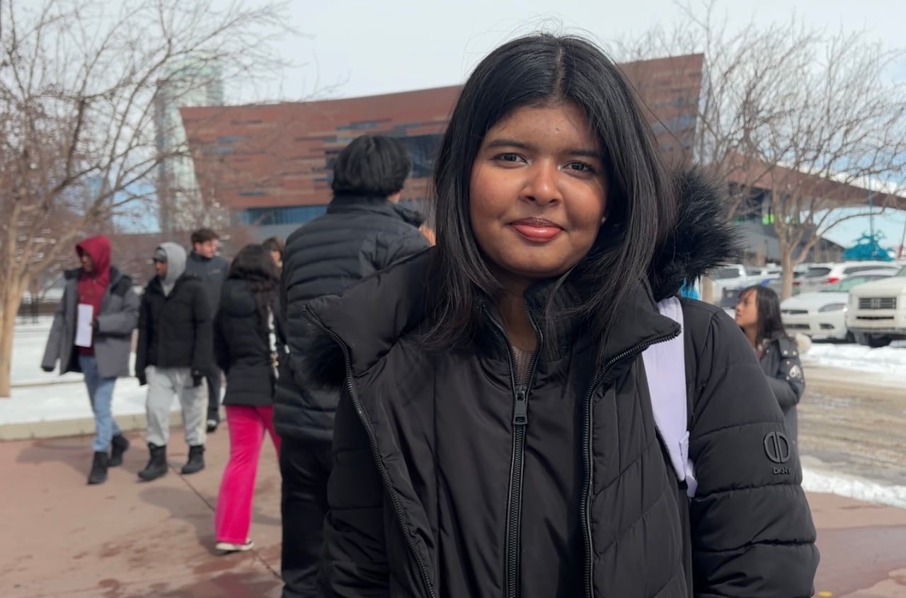 A young person outside.