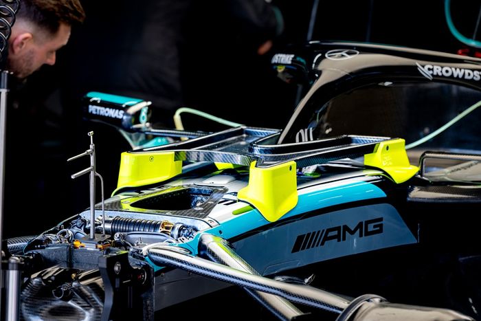 Andrea Kimi Antonelli, Mercedes, technical detail