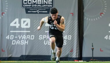 GAUTHIER TOPS THE 40-YARD DASH AT 4.5 SECONDS