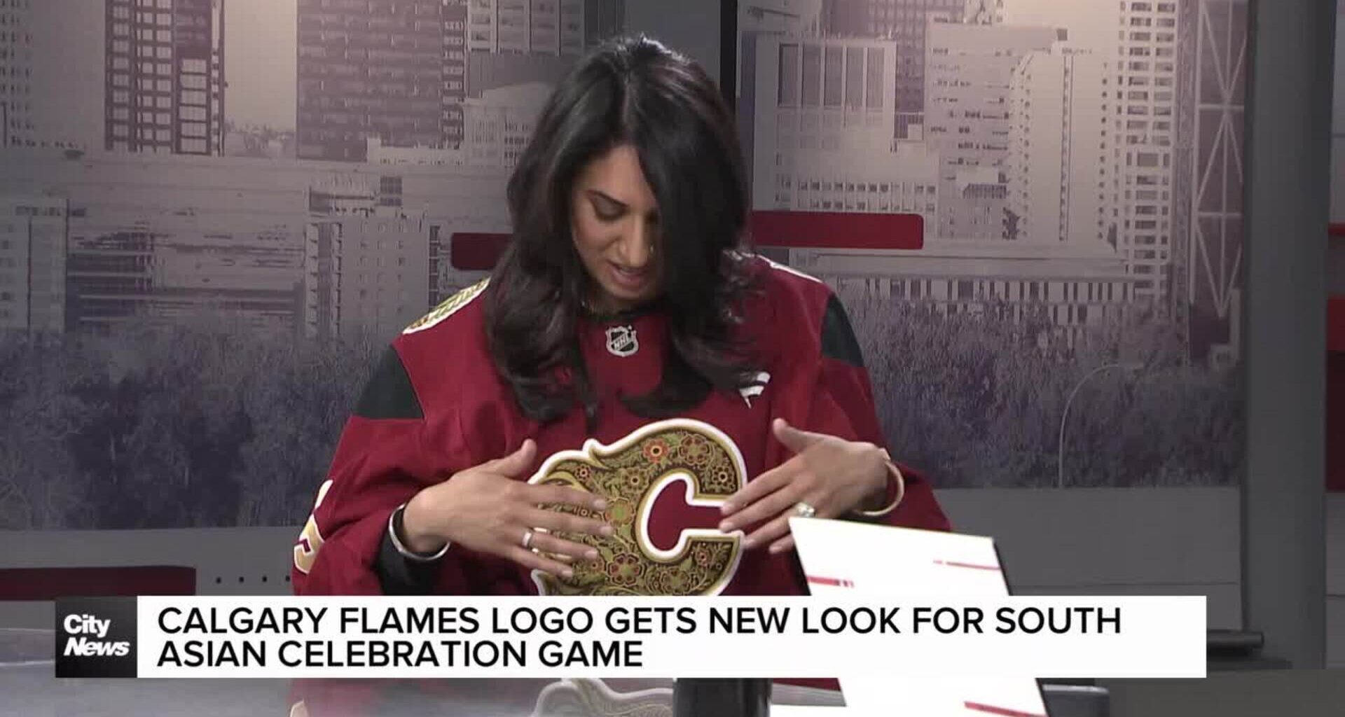 Calgary Flames logo gets new look for South Asian celebration game