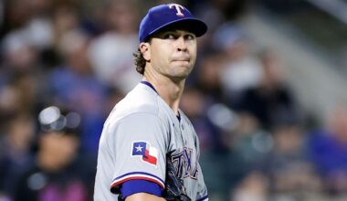 Rangers scratch Jacob deGrom (stiff neck) from start vs. Phillies