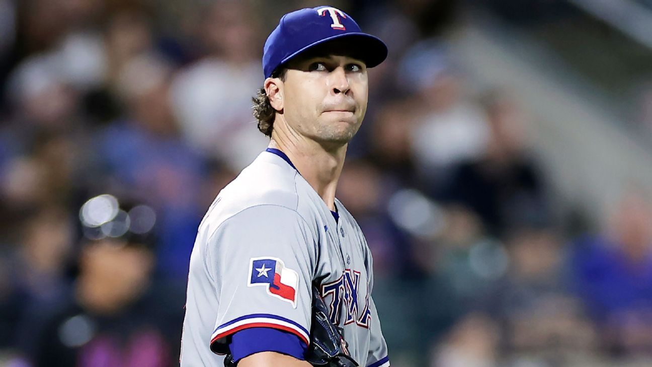 Rangers scratch Jacob deGrom (stiff neck) from start vs. Phillies