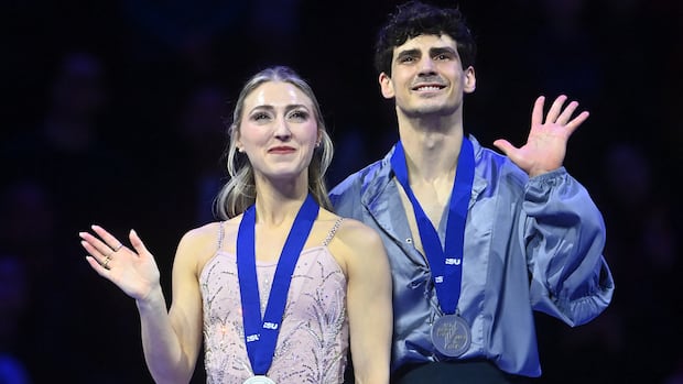 Canadian ice dancers Gilles, Poirier claim silver at worlds for 3rd straight year in potential swan song