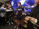 Toronto Maple Leafs defenceman Morgan Rielly speaks to the media on May 20, 2025.