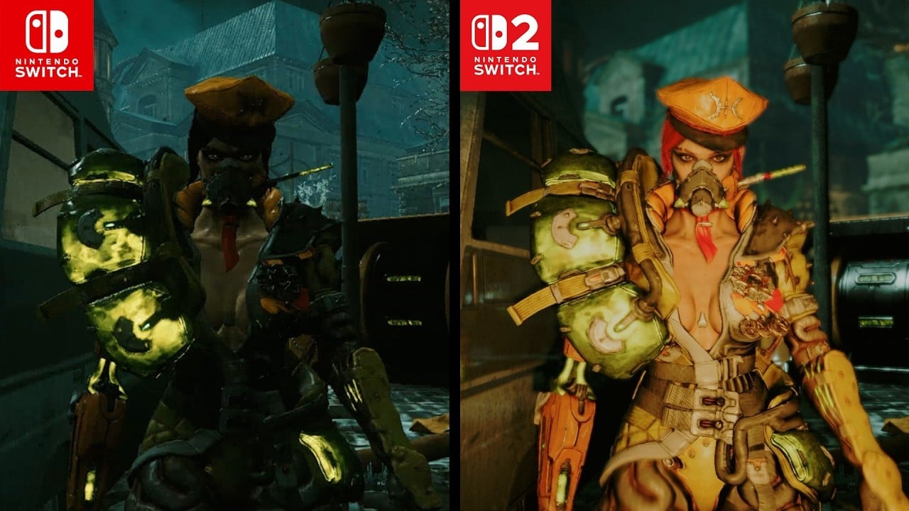 Video: Warframe Official Side-By-Side Comparison (Switch 2 & Switch)