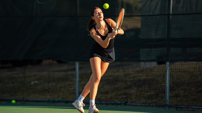New-look lineup nets women's tennis win over Webster