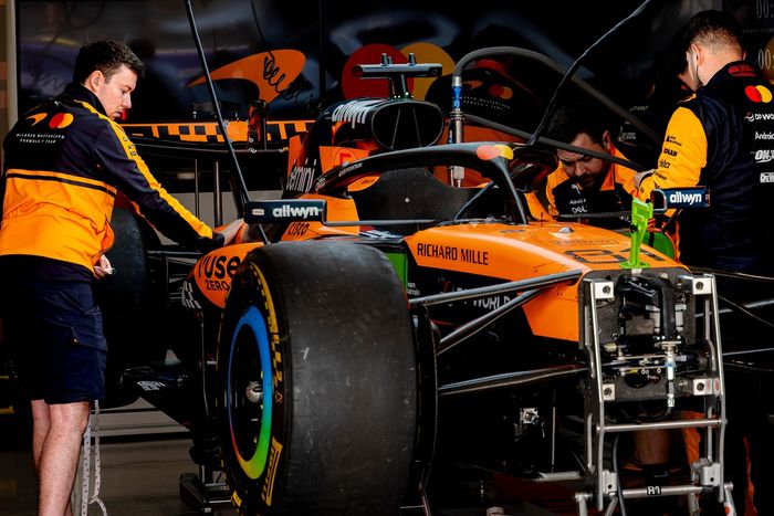 Oscar Piastri's car, McLaren
