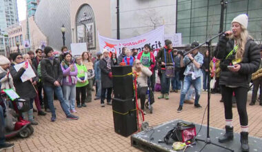 Vancouver 'No Tyrants' rally in solidarity with 'No Kings' march around the U.S.