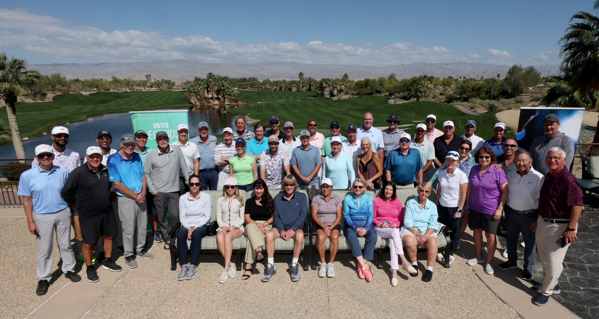 WTA and ATP alumni tee off at Indian Wells golf outing