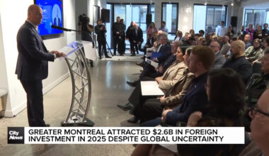 Greater Montreal attracted $2.6 billion in foreign investment in 2025