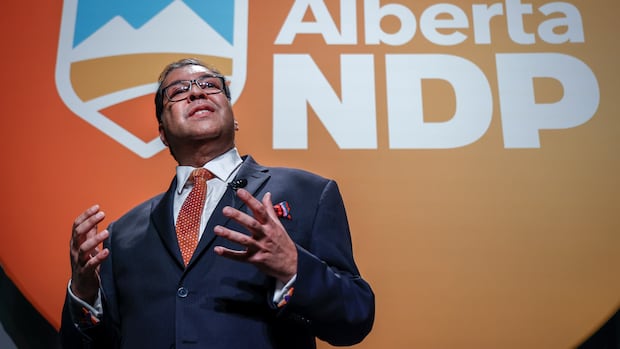 Alberta NDP not considering name change — for now — amid distance from federal party