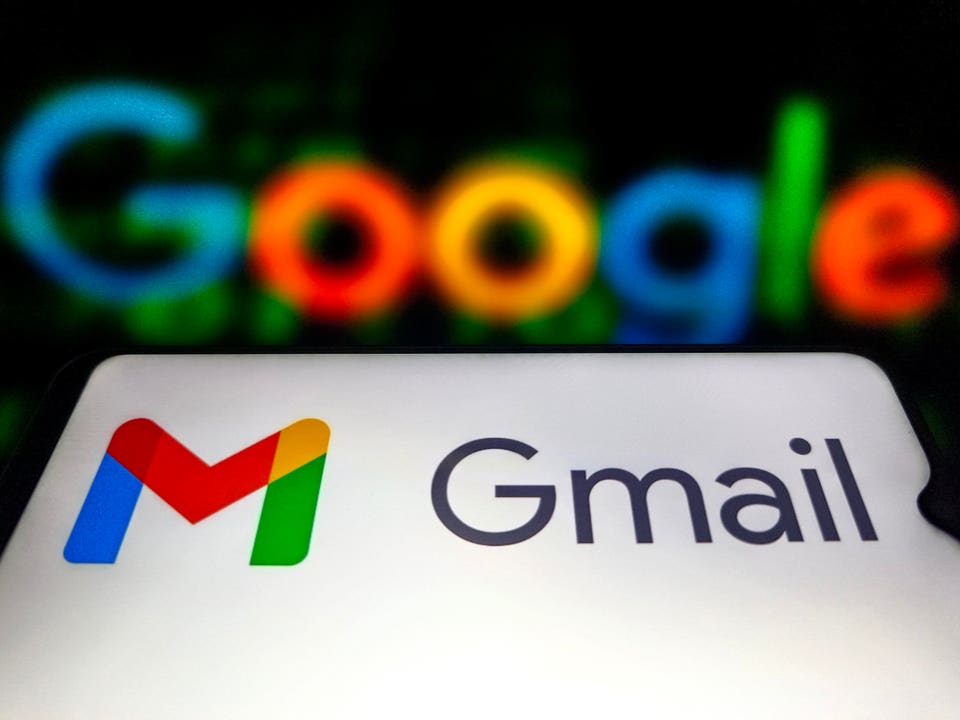 Google and Gmail logos.