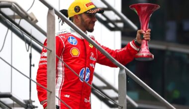 Lewis Hamilton explains why first Ferrari podium was one of the toughest of his career