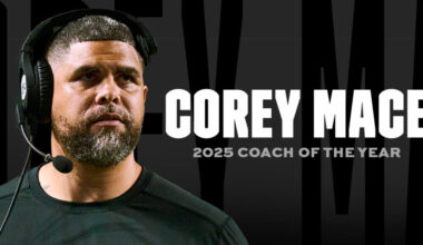Corey Mace Named CFL 2025 Coach Of The Year; Riders Claim Ted Goveia Award