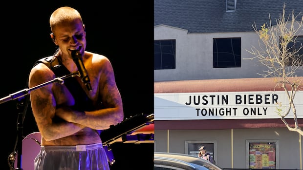 Justin Bieber put on a private concert in Los Angeles the same night as the Junos