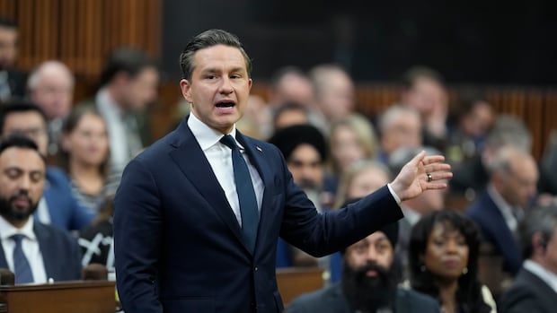 Poilievre says government should cancel Toronto-Quebec City high-speed rail project