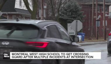 Crossing guard assigned at busy Montreal West intersection