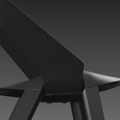 An Extreme Bent Plywood Chair