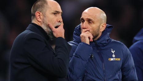 Spurs coach Saltor confident team will stay up despite Forest rout – video