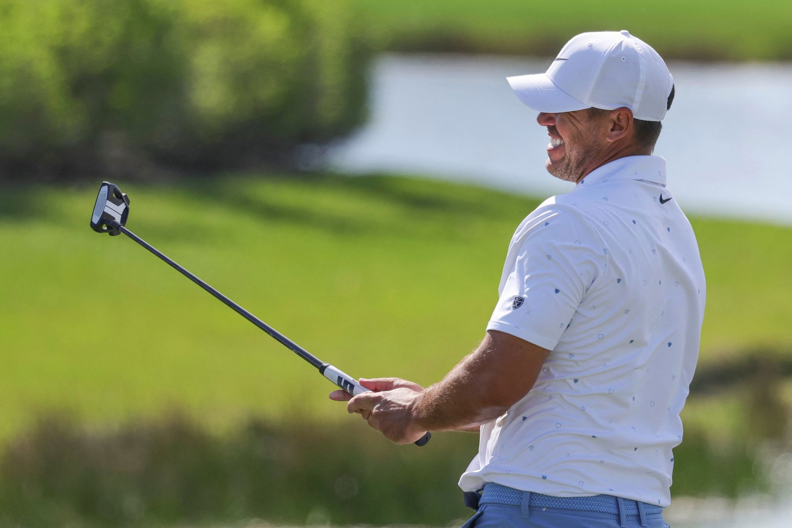 Koepka has officially switched to a mallet